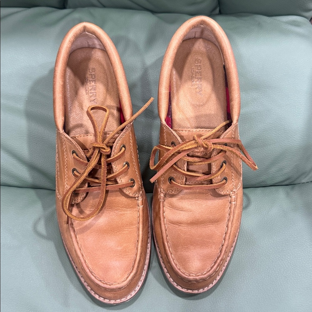 Sperry Brown Leather Oxford Shoes